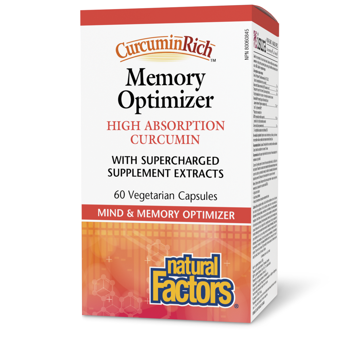 Natural Factors - CurcuminRich Memory Optimizer 60 vcap NF ^