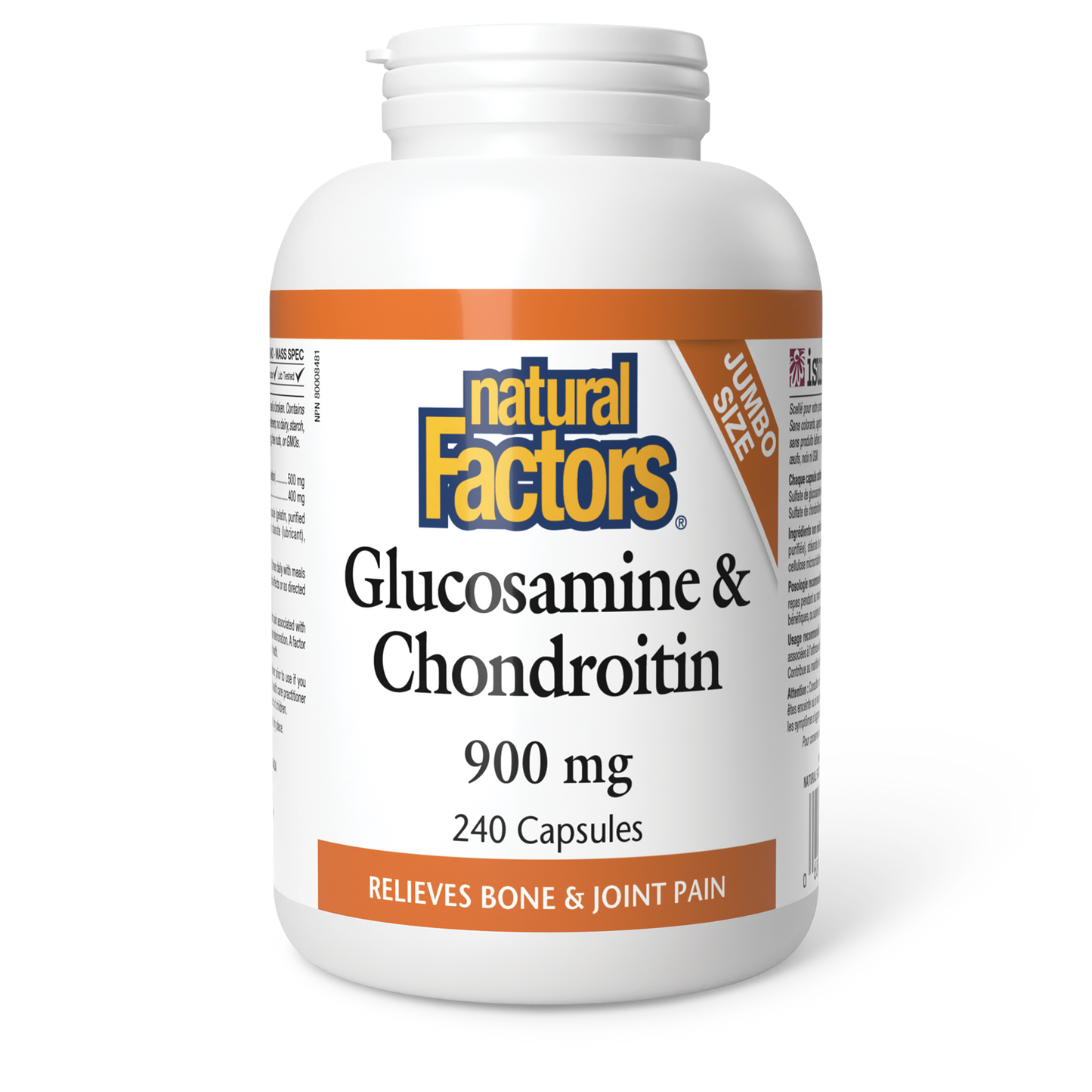 Natural Factors - GLUCOSAMINE & CHONDROITIN SULFATE