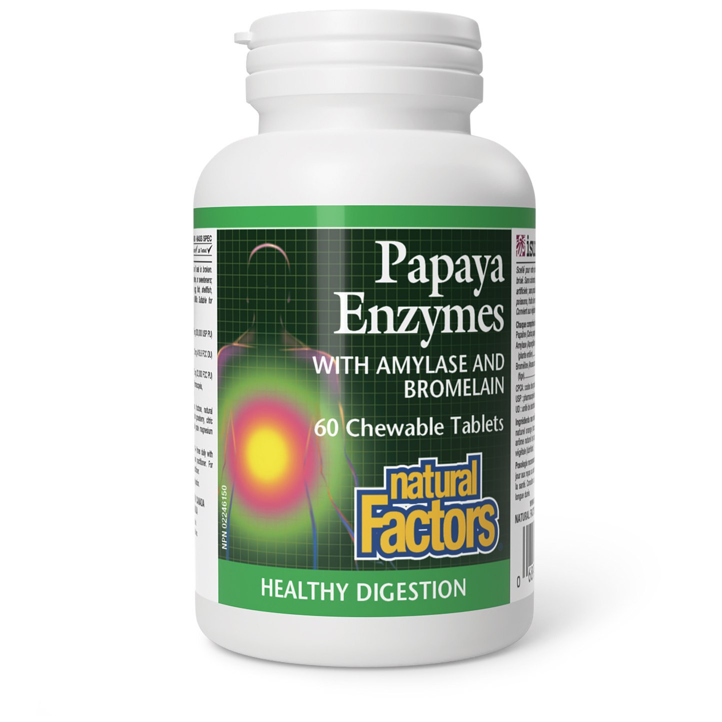 Natural Factors-Papaya Enzymes 60 chews