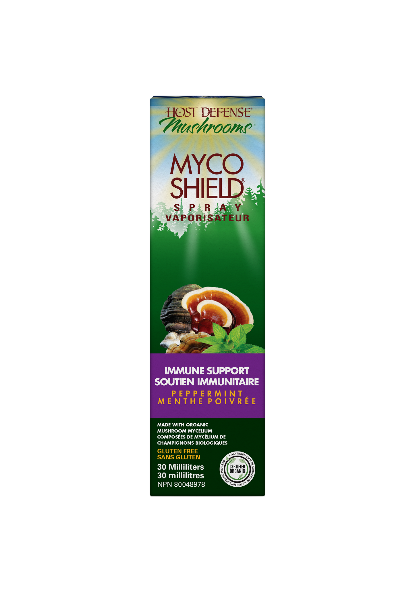 Host Defense - MYCO SHIELD IMMUNE SUPPORT SPRAY - Peppermint