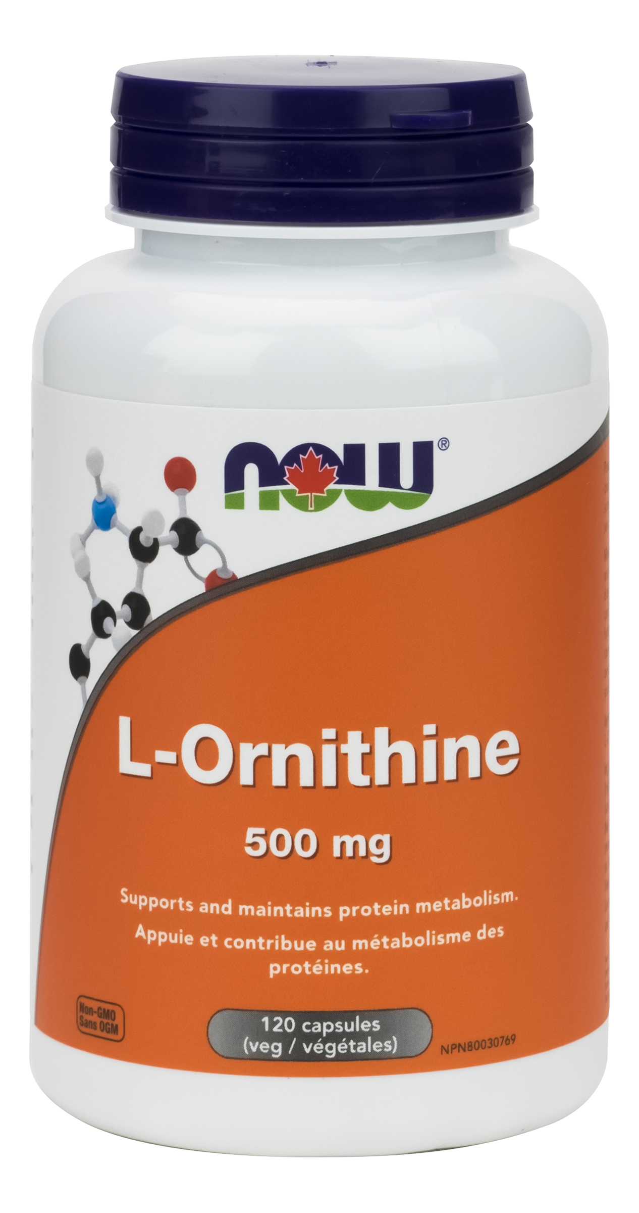 NOW - L-ORNITHINE - 500 mg