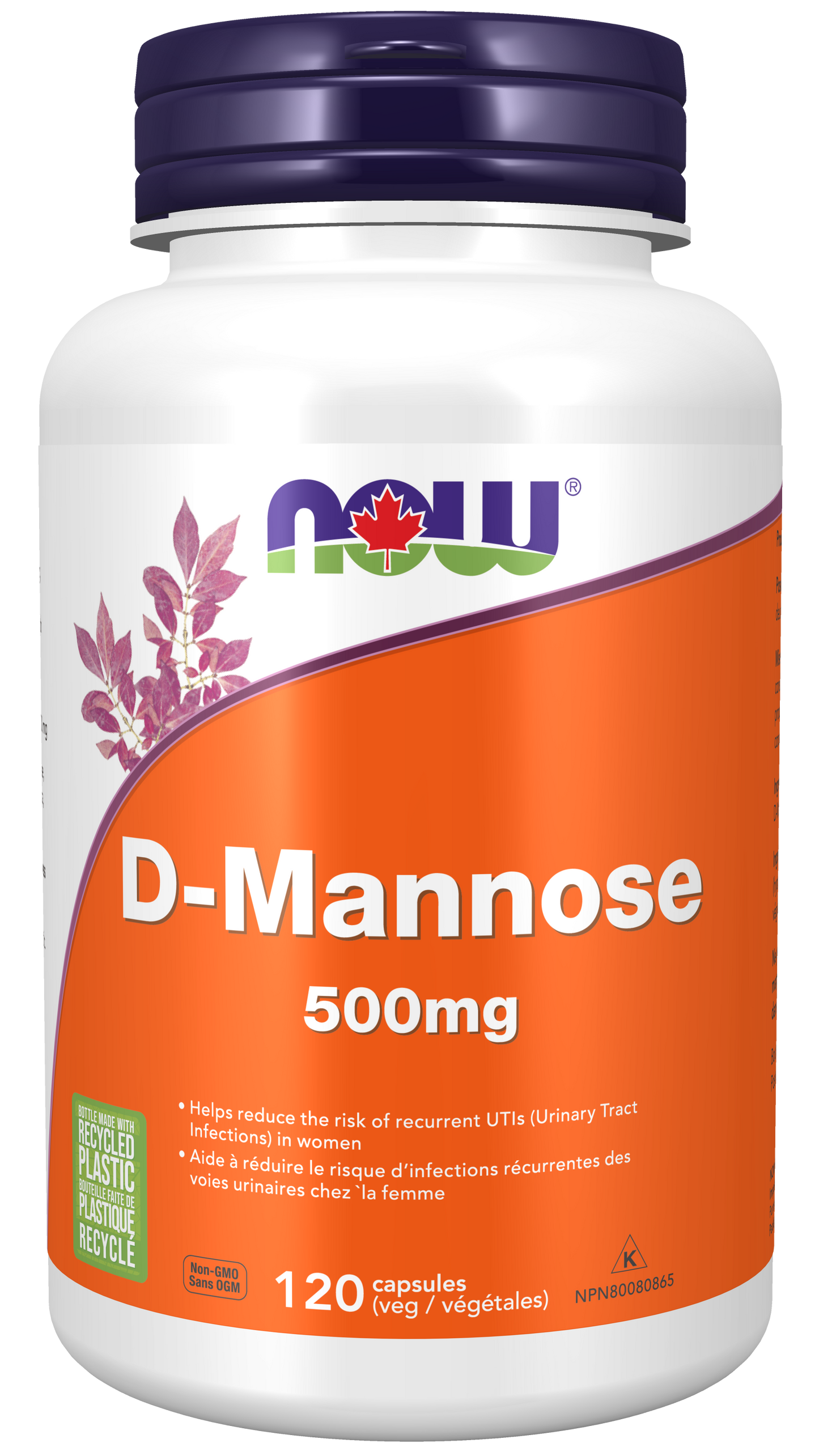 NOW - D-MANNOSE - 500 mg