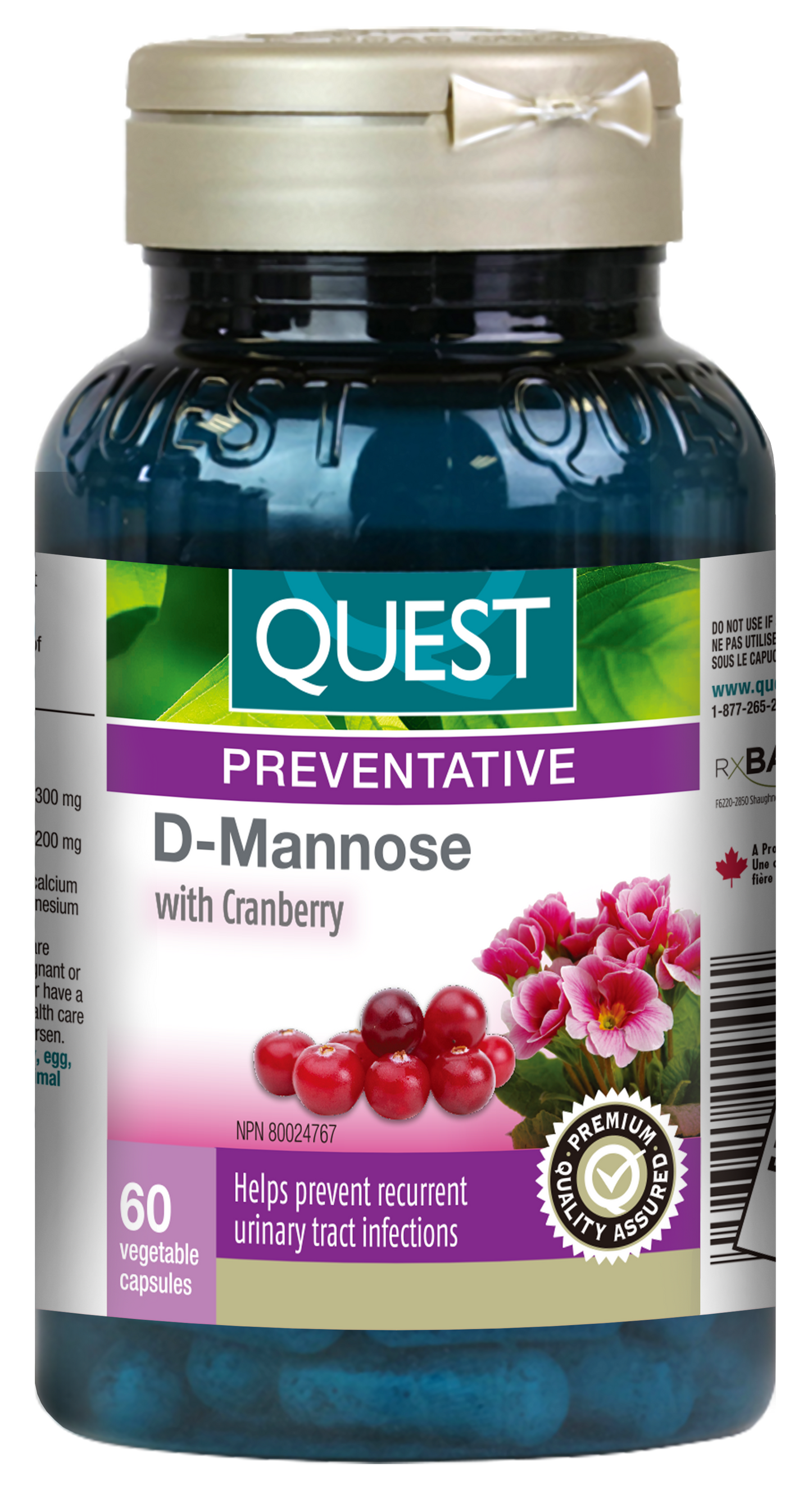 Quest - D-MANNOSE with CRANBERRY