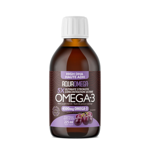 AquaOmega - HIGH DHA OMEGA-3 - Grape Flavour