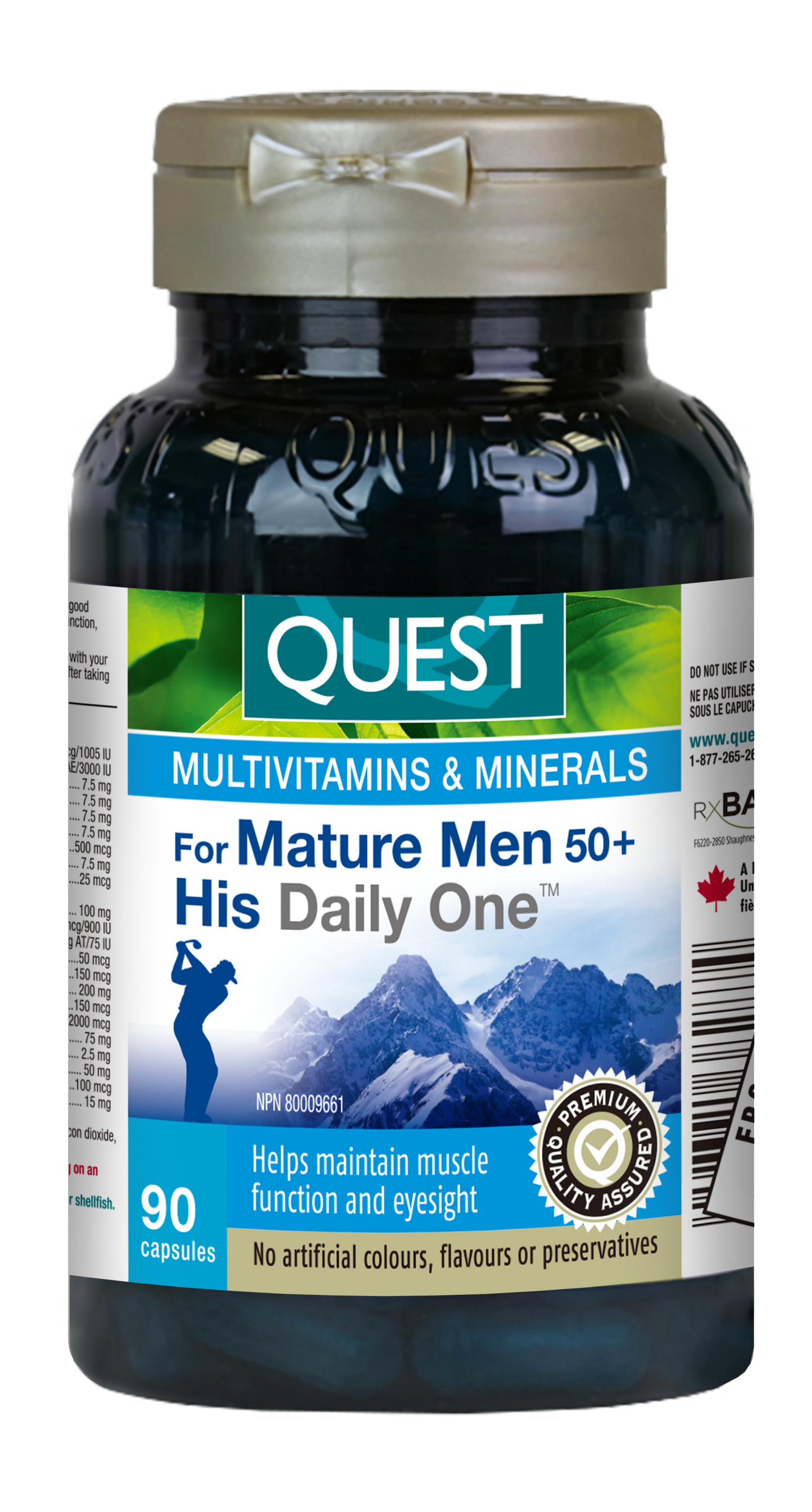 Quest - HIS DAILY ONE FOR MATURE MEN 50+ MULTIVITAMIN