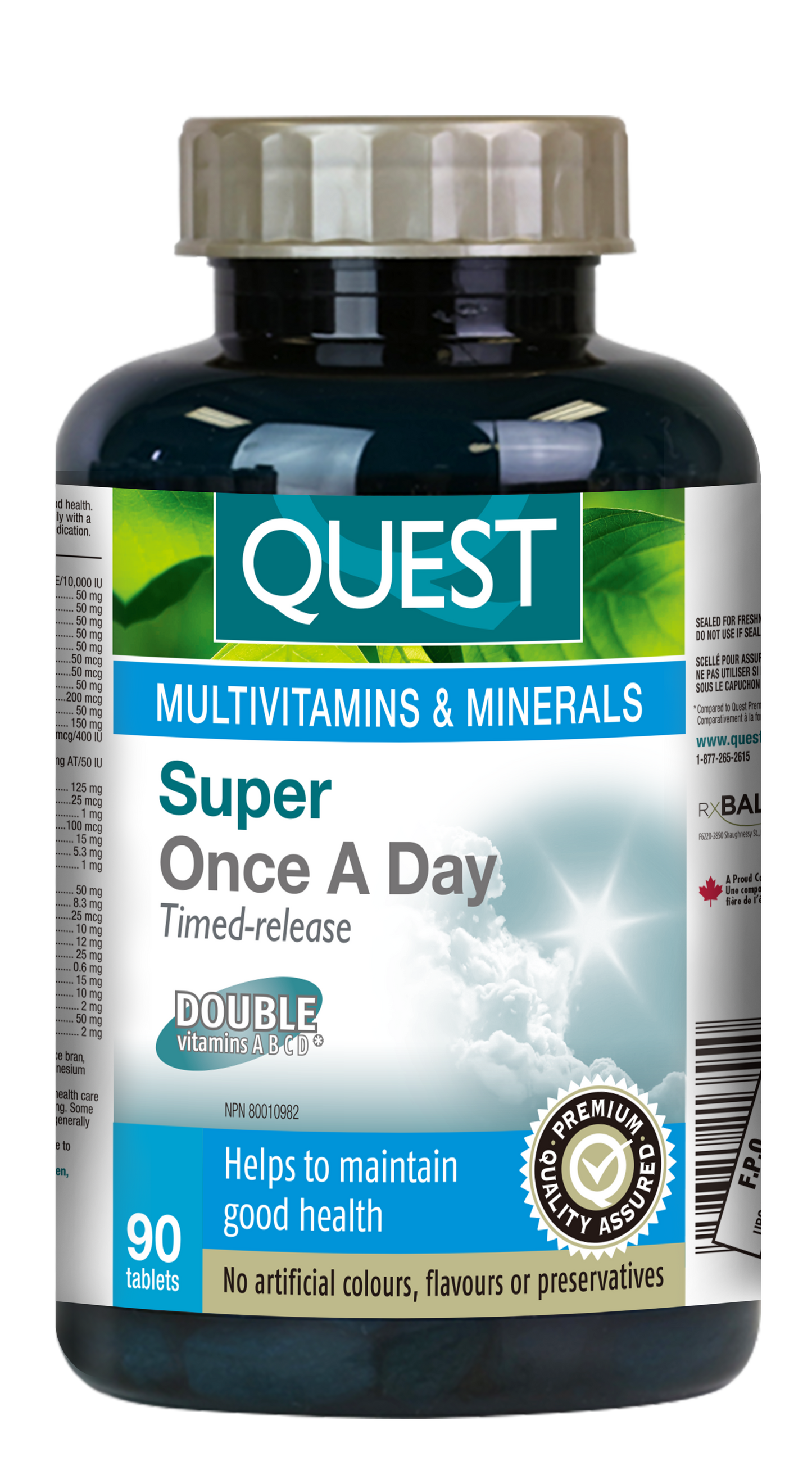 Quest - SUPER ONCE A DAY MULTIVITAMIN - Timed-Release