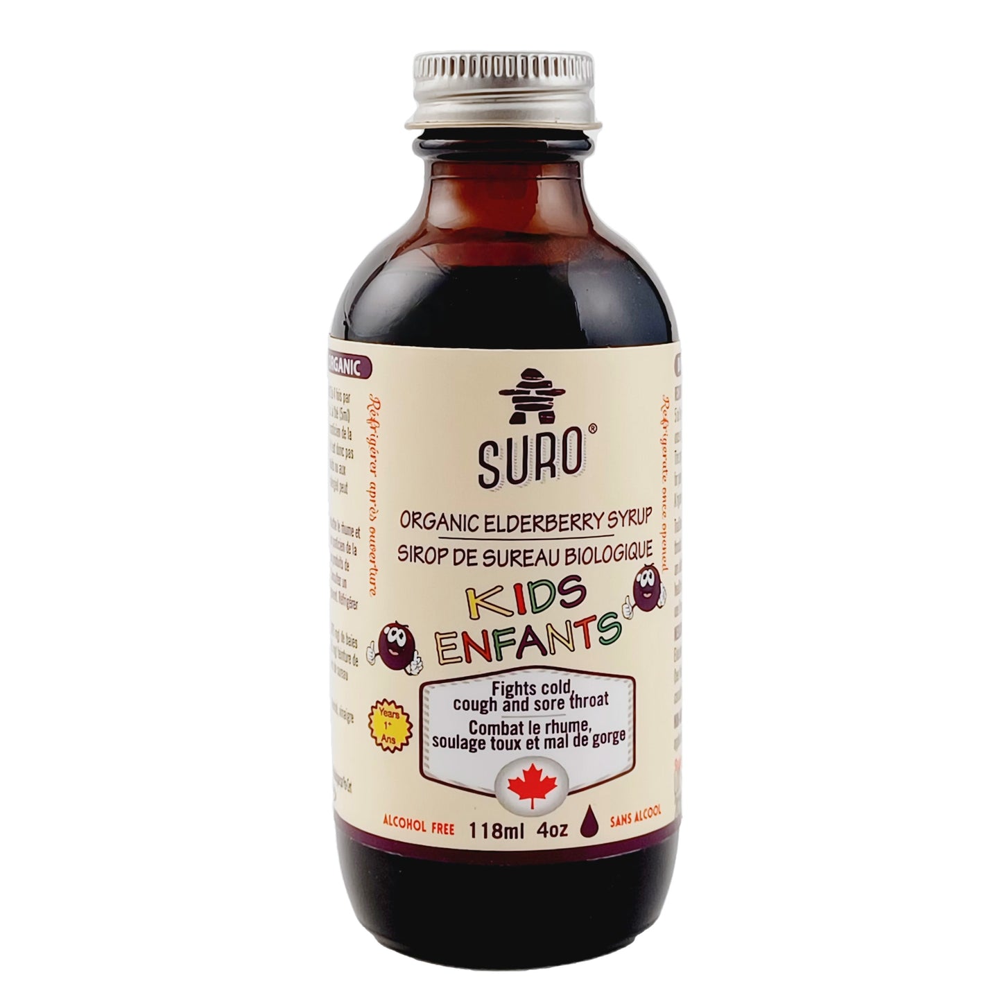 Suro - Organic Elderberry Syrup Kid's 118ml