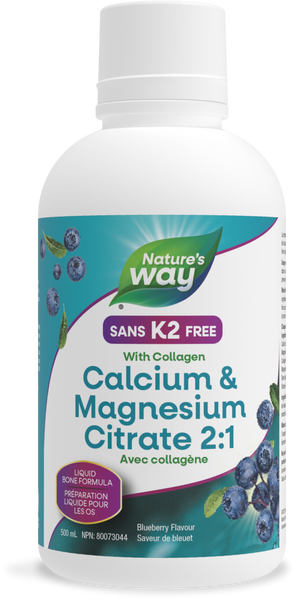 Nature's Way - CALCIUM & MAGNESIUM CITRATE 2:1 - Blueberry