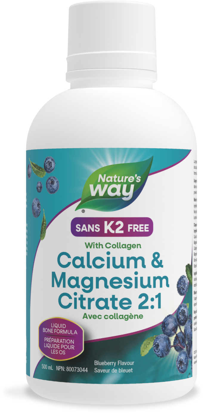 Nature's Way - CALCIUM & MAGNESIUM CITRATE 2:1 - Blueberry