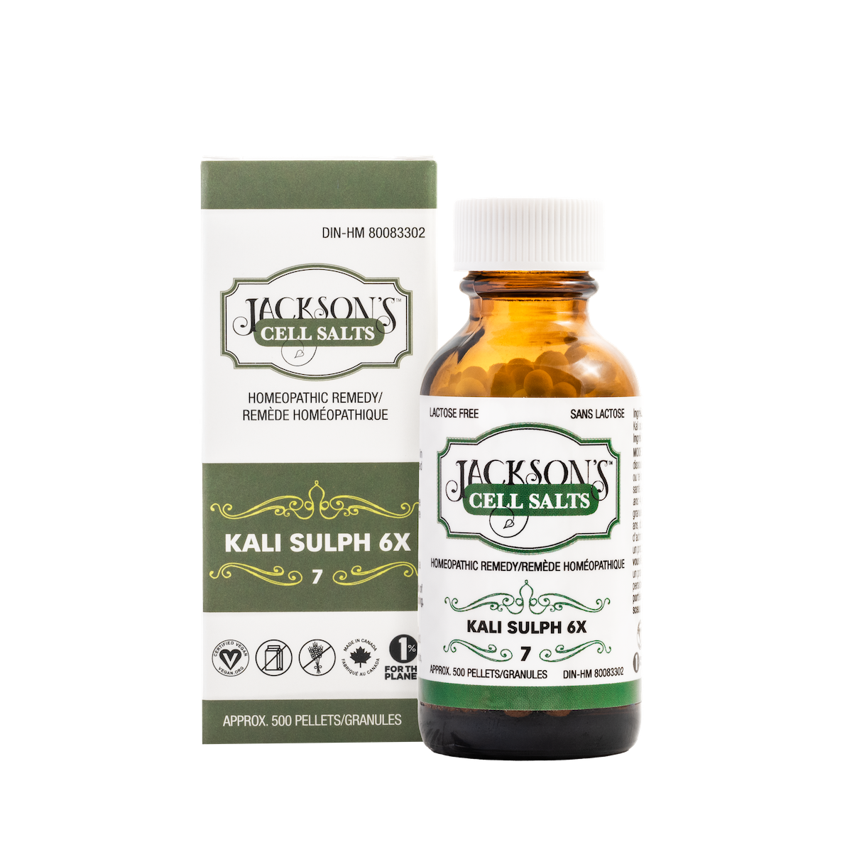 Jackson's Mineral Salts - #7 KALI SULPH 6X