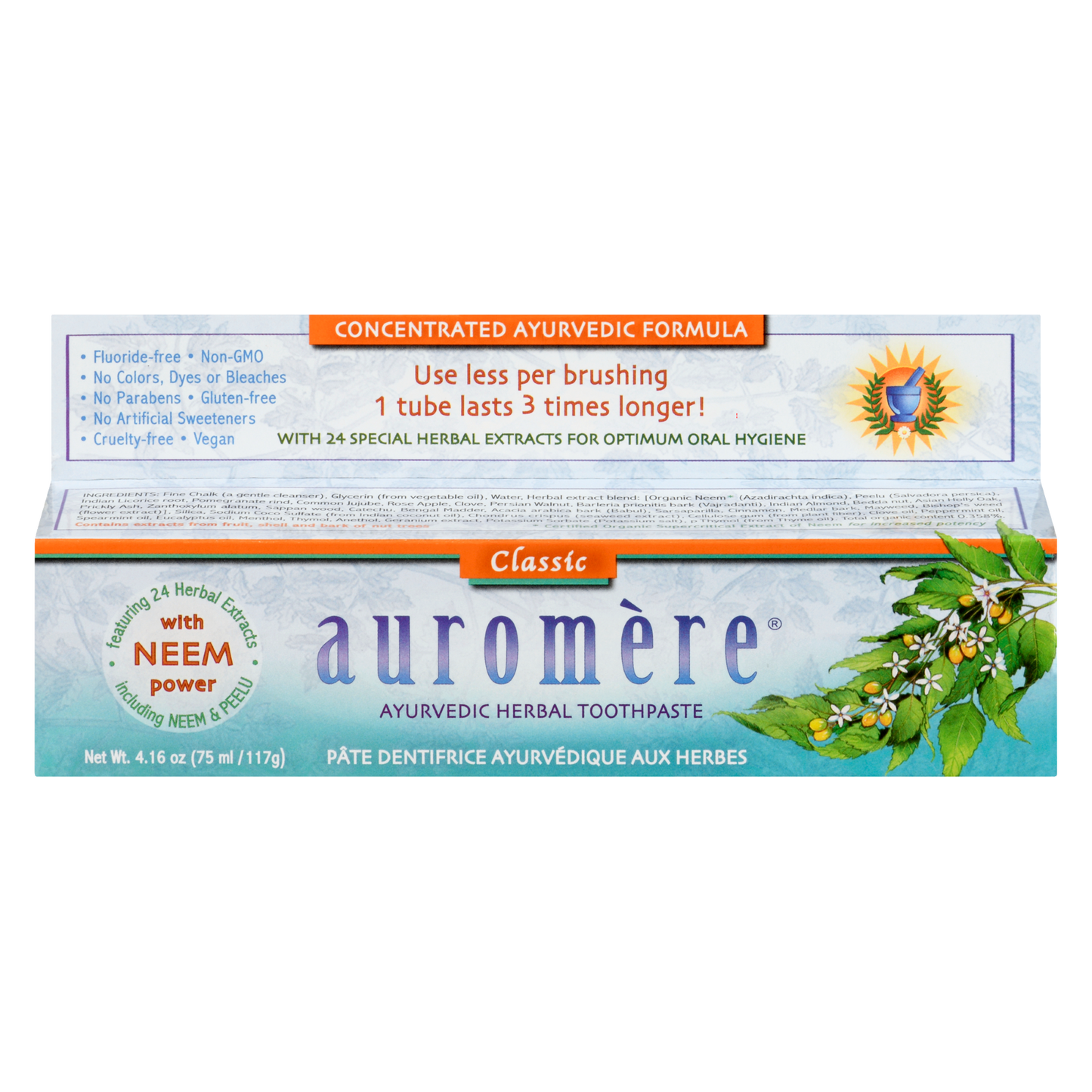 Auromere - AYURVEDIC HERBAL TOOTHPASTE - Classic