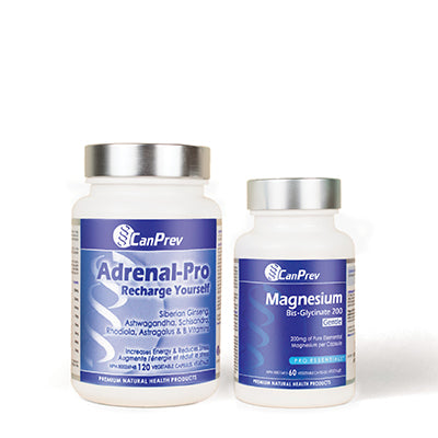 CanPrev - Adrenal Pro + Magnesium BisGlycinate BOGO