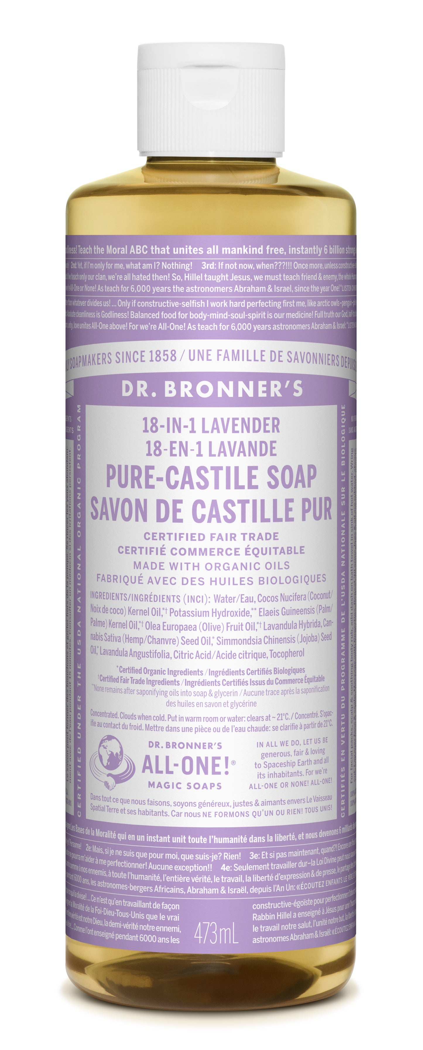 Dr. Bronner's - PURE CASTILE SOAP - Lavender