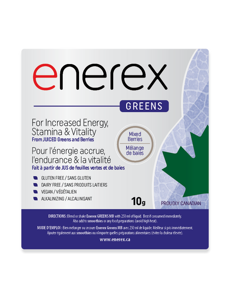 Enerex - Greens Gluten Free Mixed Berry 10g Sachet EB