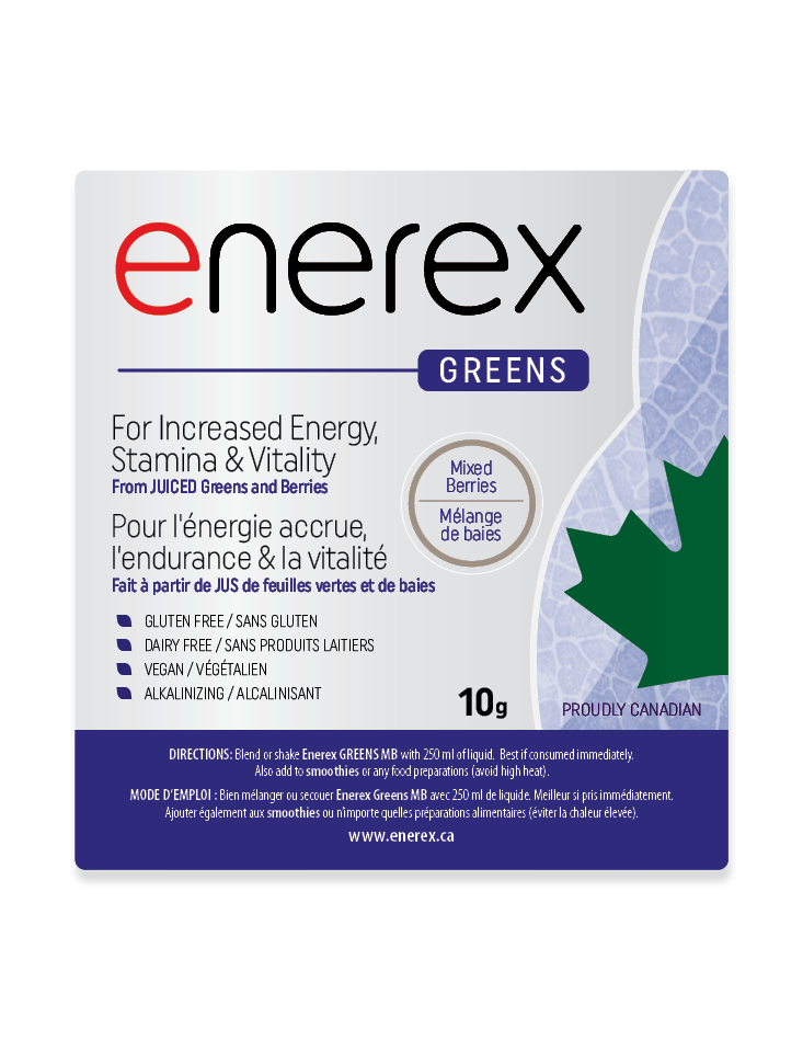 Enerex - Greens Gluten Free Mixed Berry 10g Sachet EB