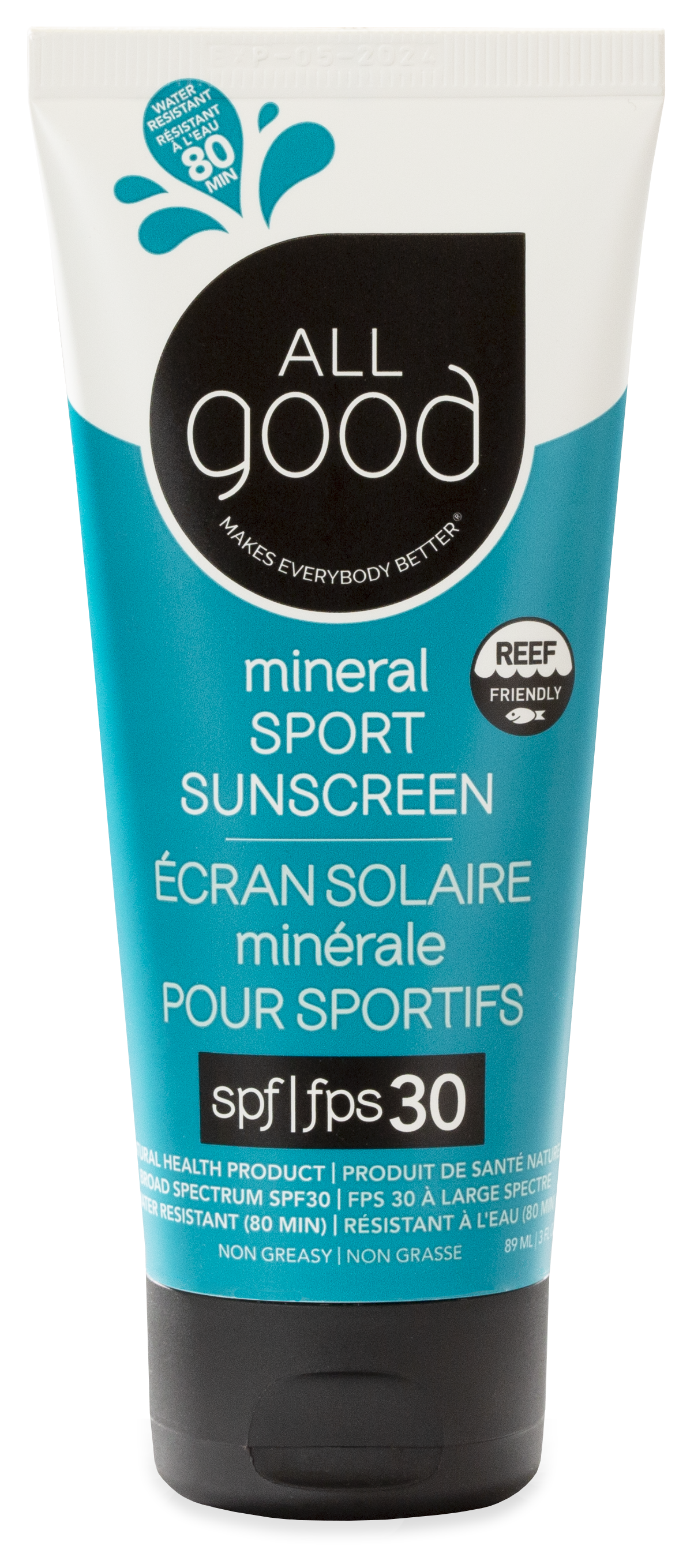 All Good - MINERAL SPORT SUNSCREEN - SPF 30