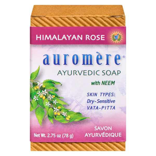 Auromere - AYURVEDIC SOAP - Himalayan Rose