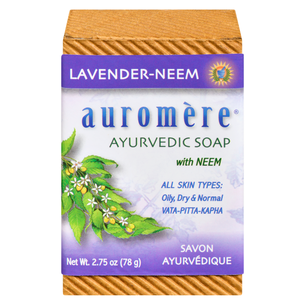 Auromere - AYURVEDIC SOAP - Lavender-Neem