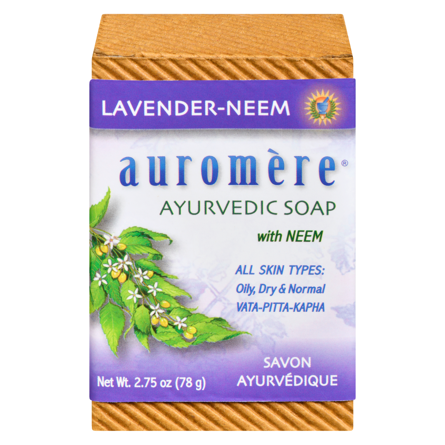 Auromere - AYURVEDIC SOAP - Lavender-Neem