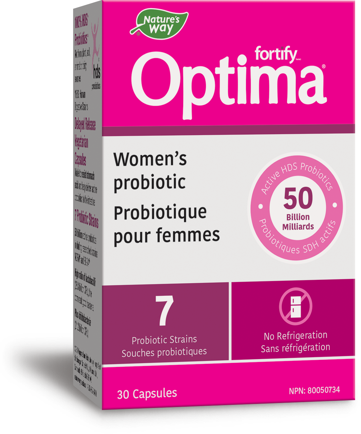 Nature's Way - Fortify Optima Womens Probiotic (Formerly Primadophilus)  50 bil 30caps