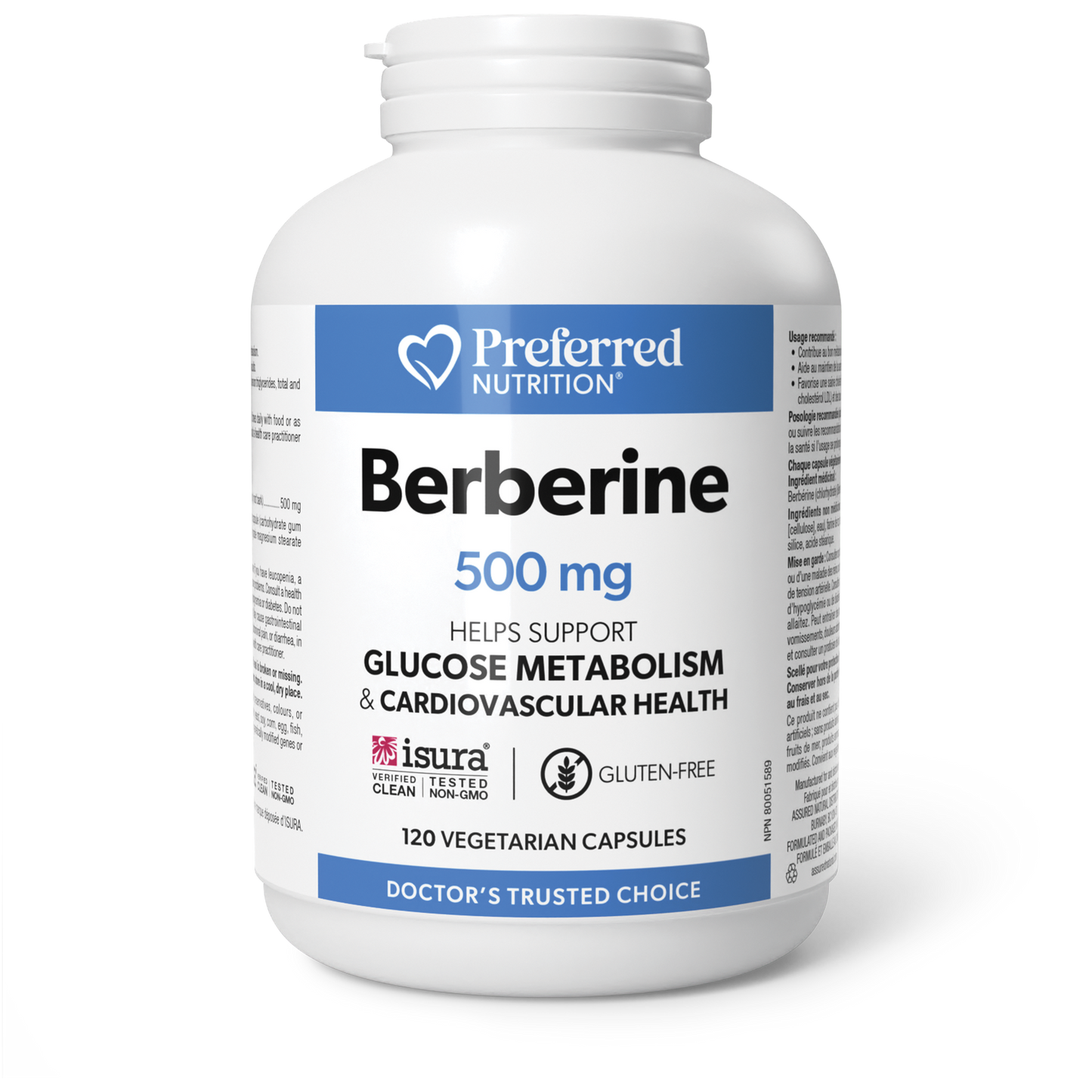 Preferred Nutrition - BERBERINE - 500 mg