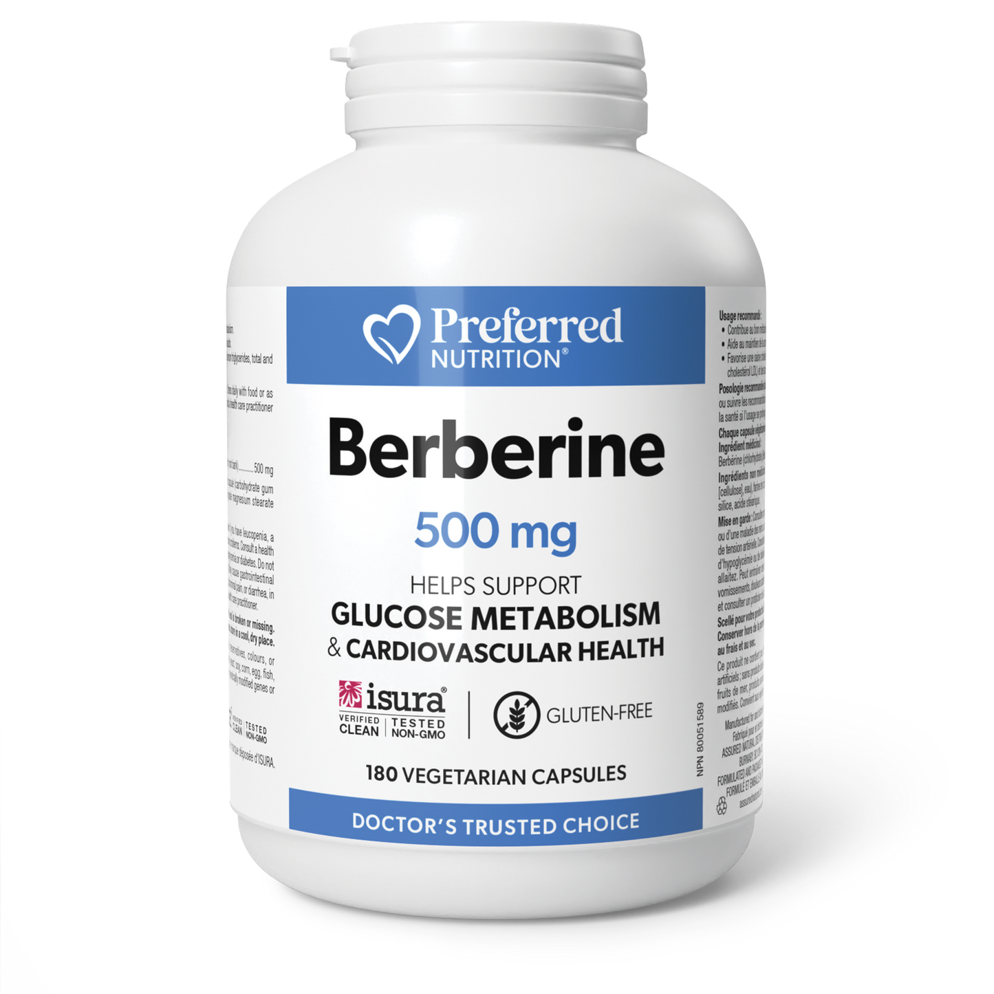 Preferred Nutrition - BERBERINE - 500 mg