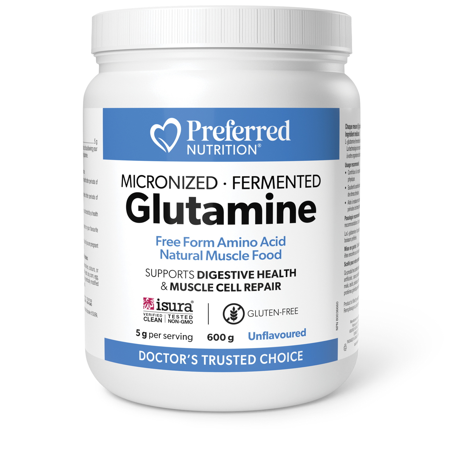 Preferred Nutrition - MICRONIZED FERMENTED GLUTAMINE - 600 g