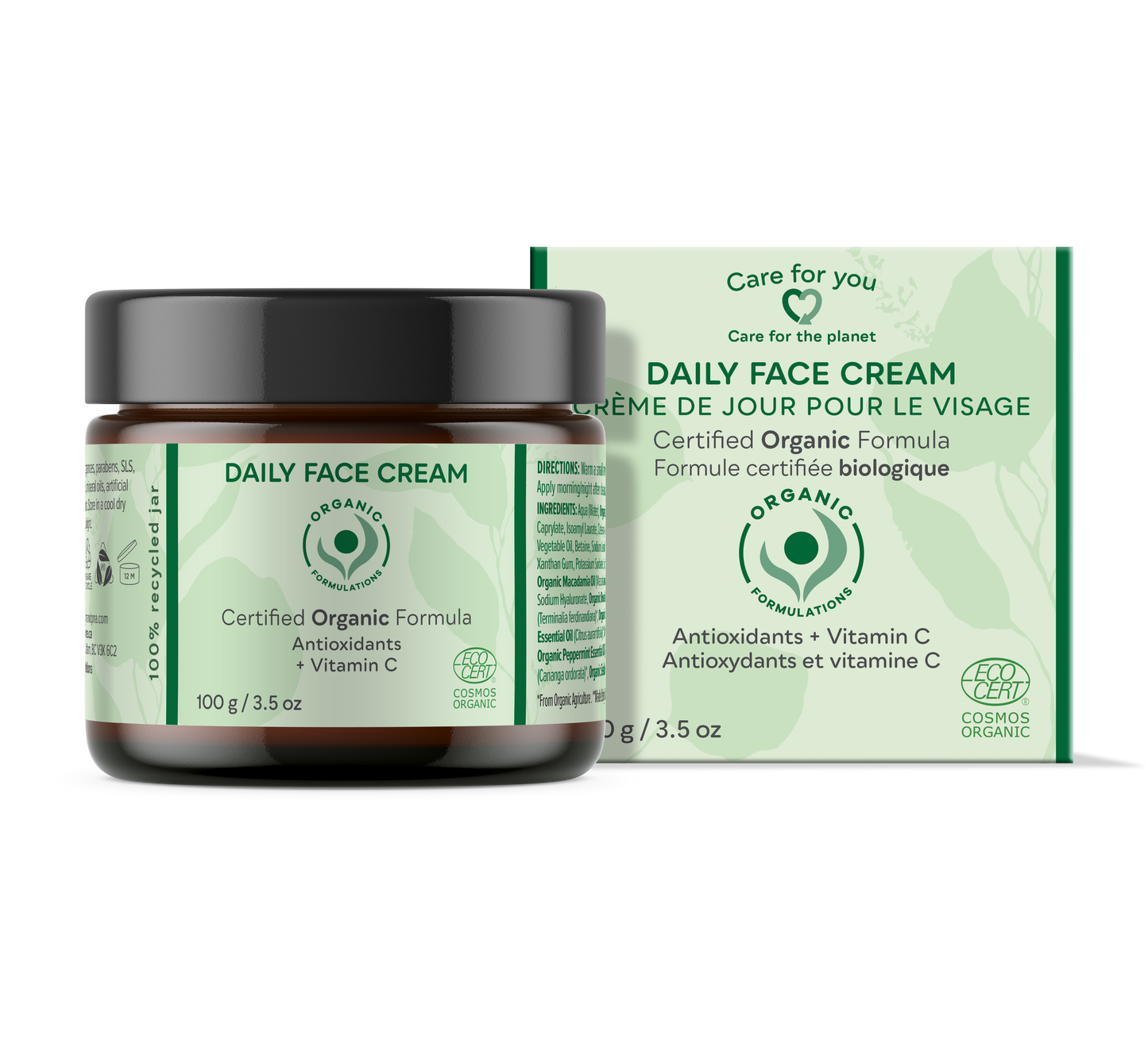 Organic Formulations - Organic Formulations Daily Face Cream 100g