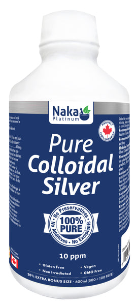 Naka - PURE COLLOIDAL SILVER - Bonus Size