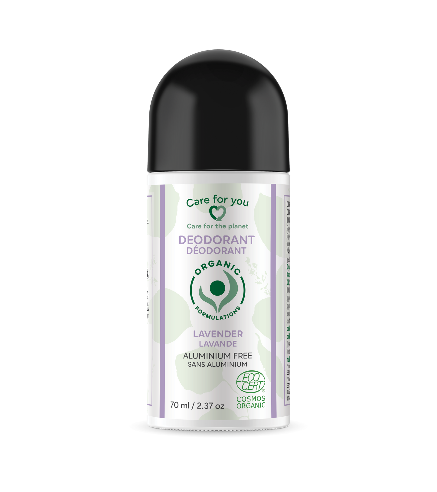 Organic Formulations - Organic Formulations Natural Deodorant Lavender 70ml