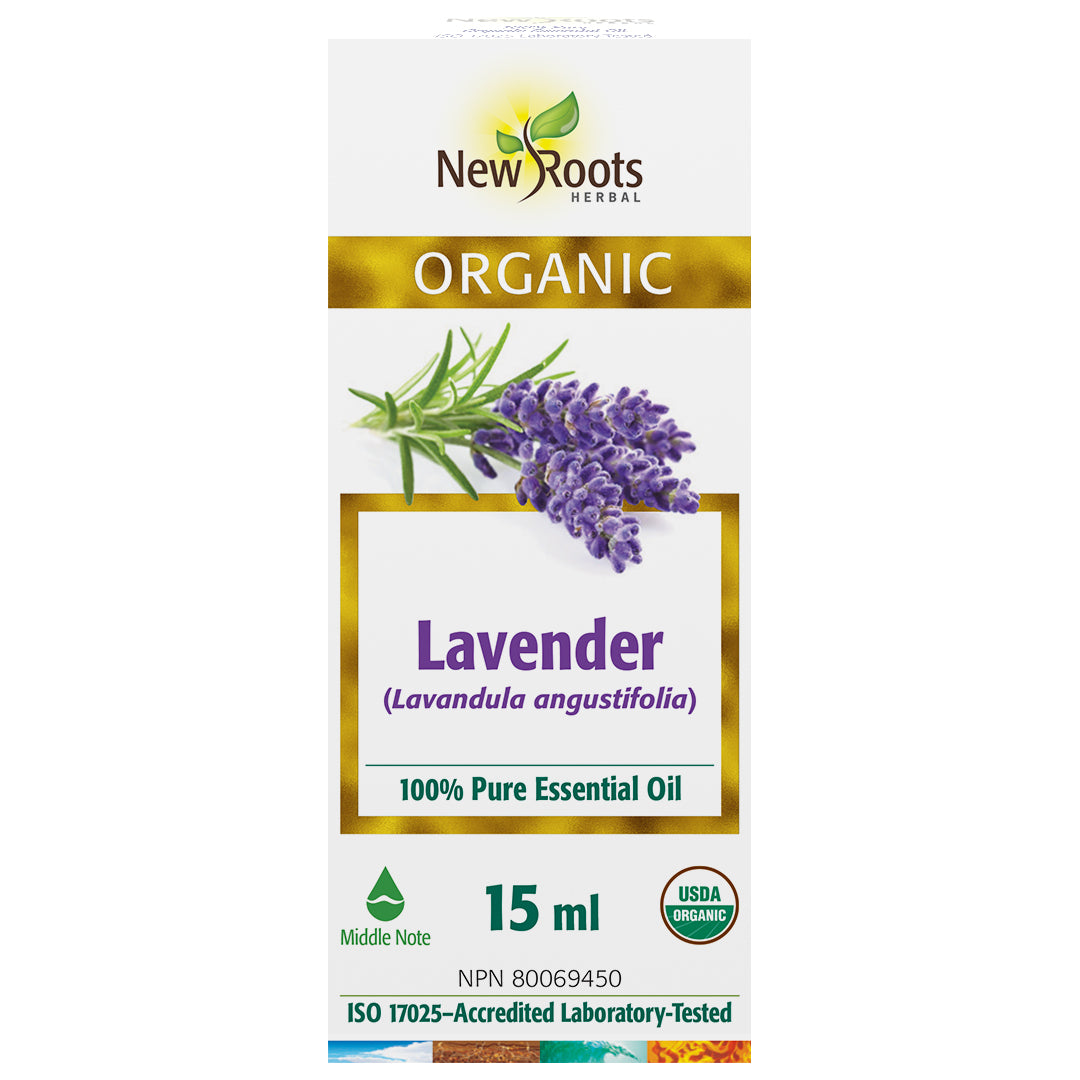 New Roots Herbal - Organic Lavender Essential Oil 15ml NR