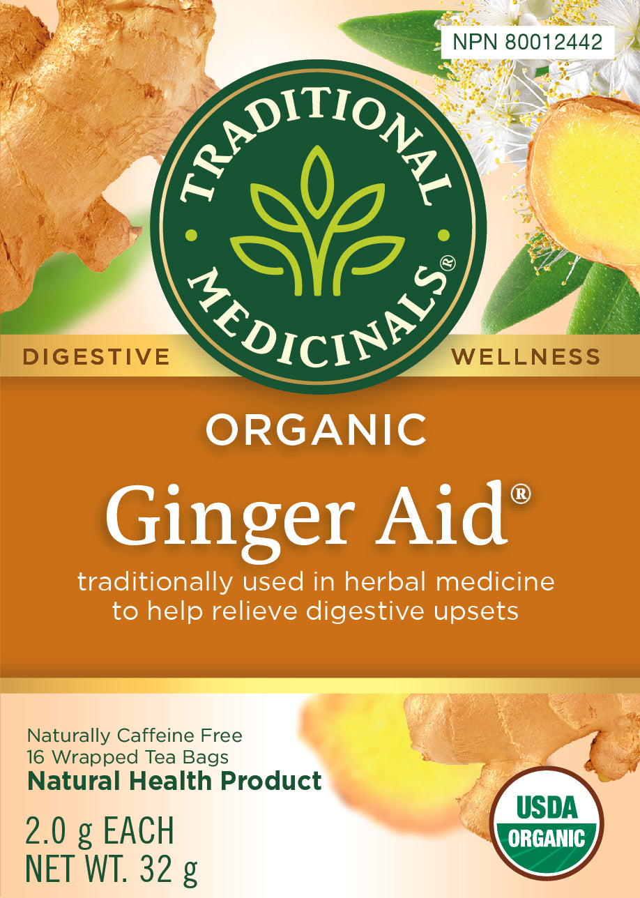 Traditional Medicinals - ORGANIC GINGER AID TEA