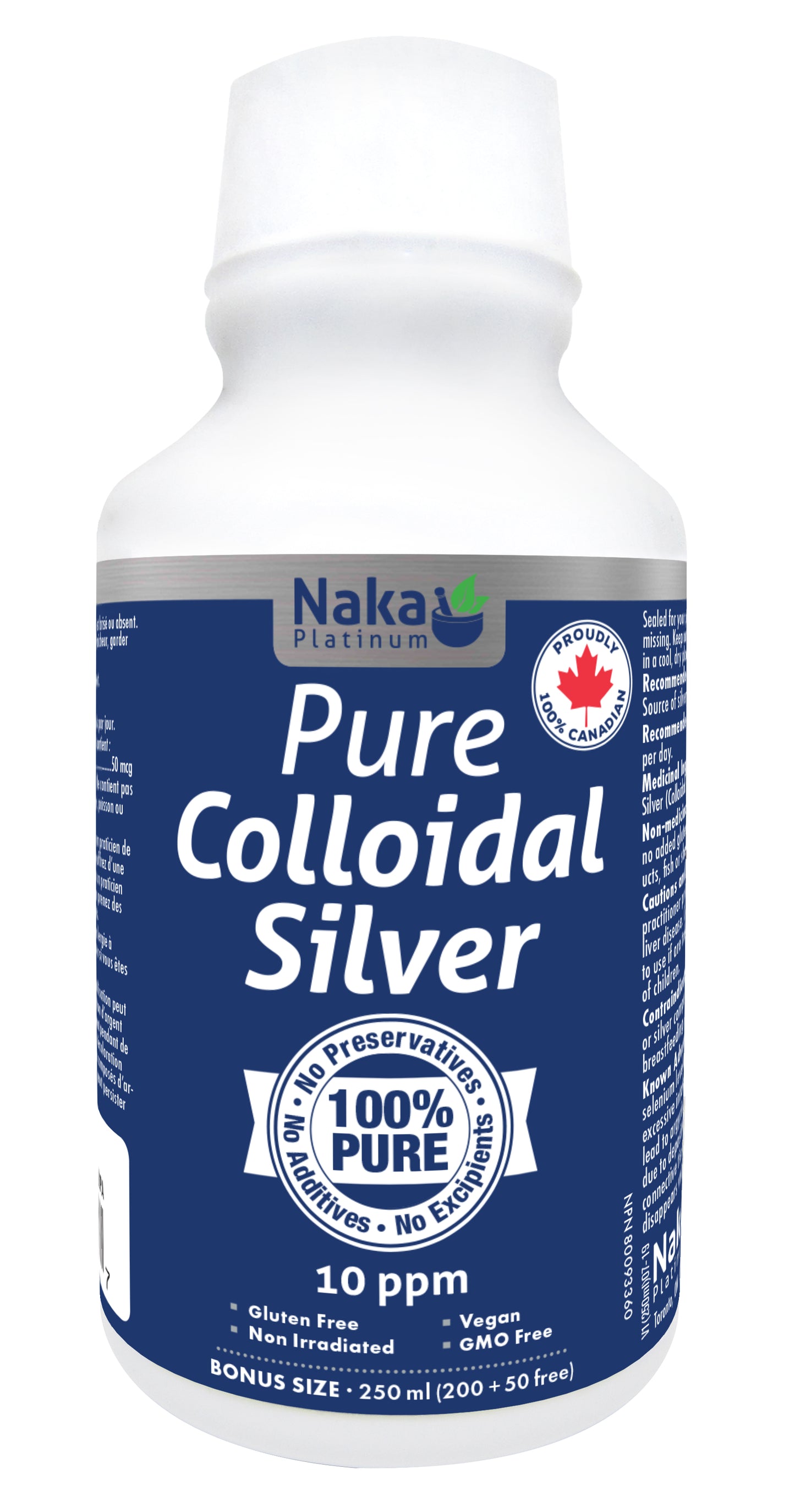 Naka - Pure Colloidal Silver NK 200 + 50 ml