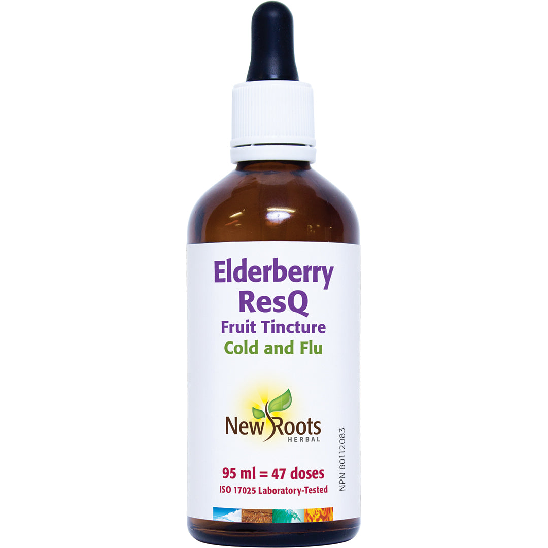 New Roots Herbal - Elderberry Resq Fruit Tincture 95ml