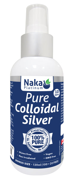 Naka - PURE COLLOIDAL SILVER SPRAY - Bonus Size