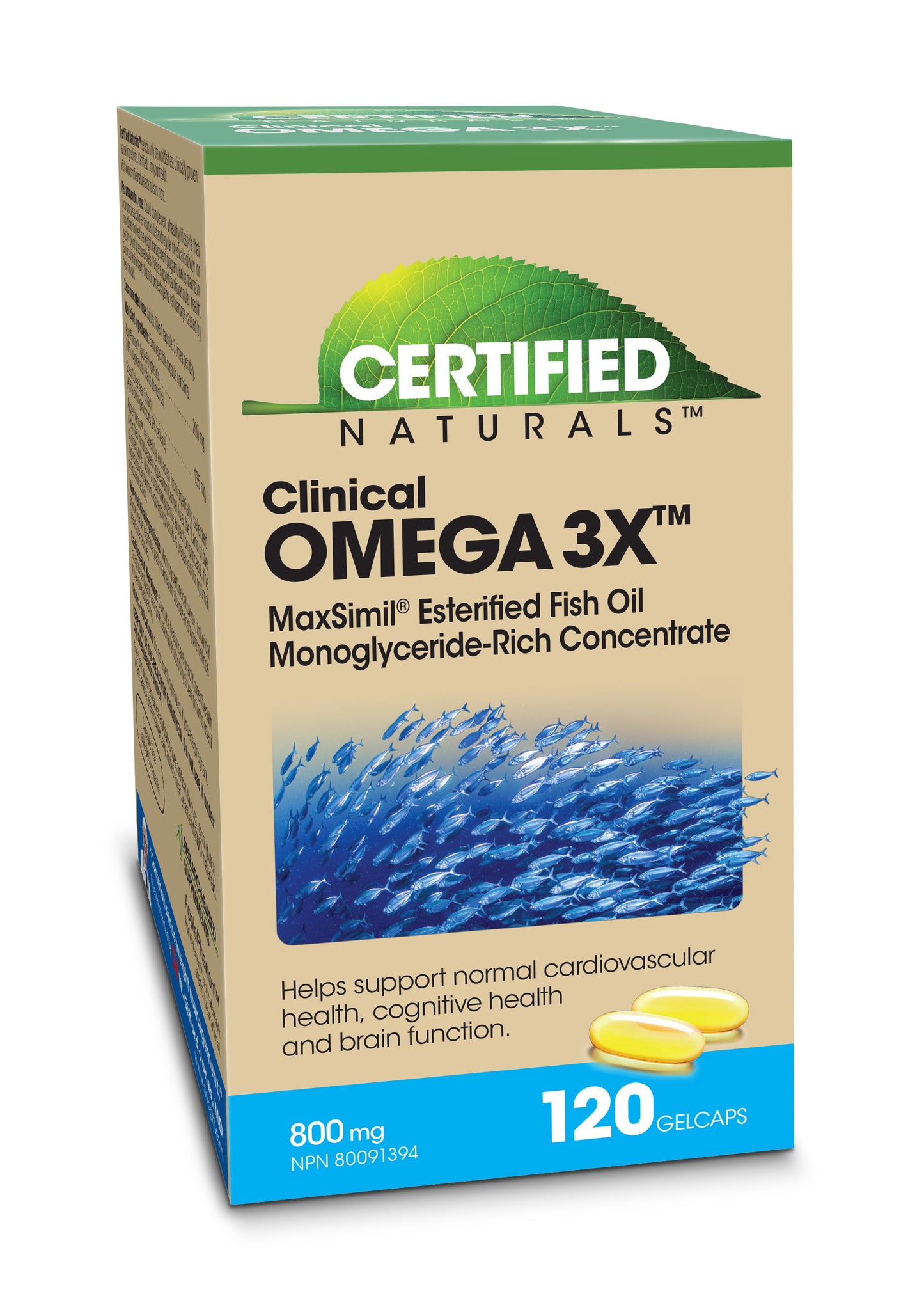 Certified Naturals - CLINICAL OMEGA 3X