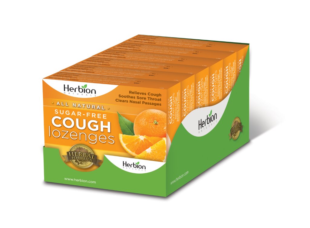 Herbion - SUGAR FREE COUGH LOZENGES - Orange Flavour