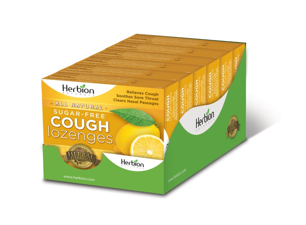 Herbion - SUGAR FREE COUGH LOZENGES - Honey Lemon Flavour