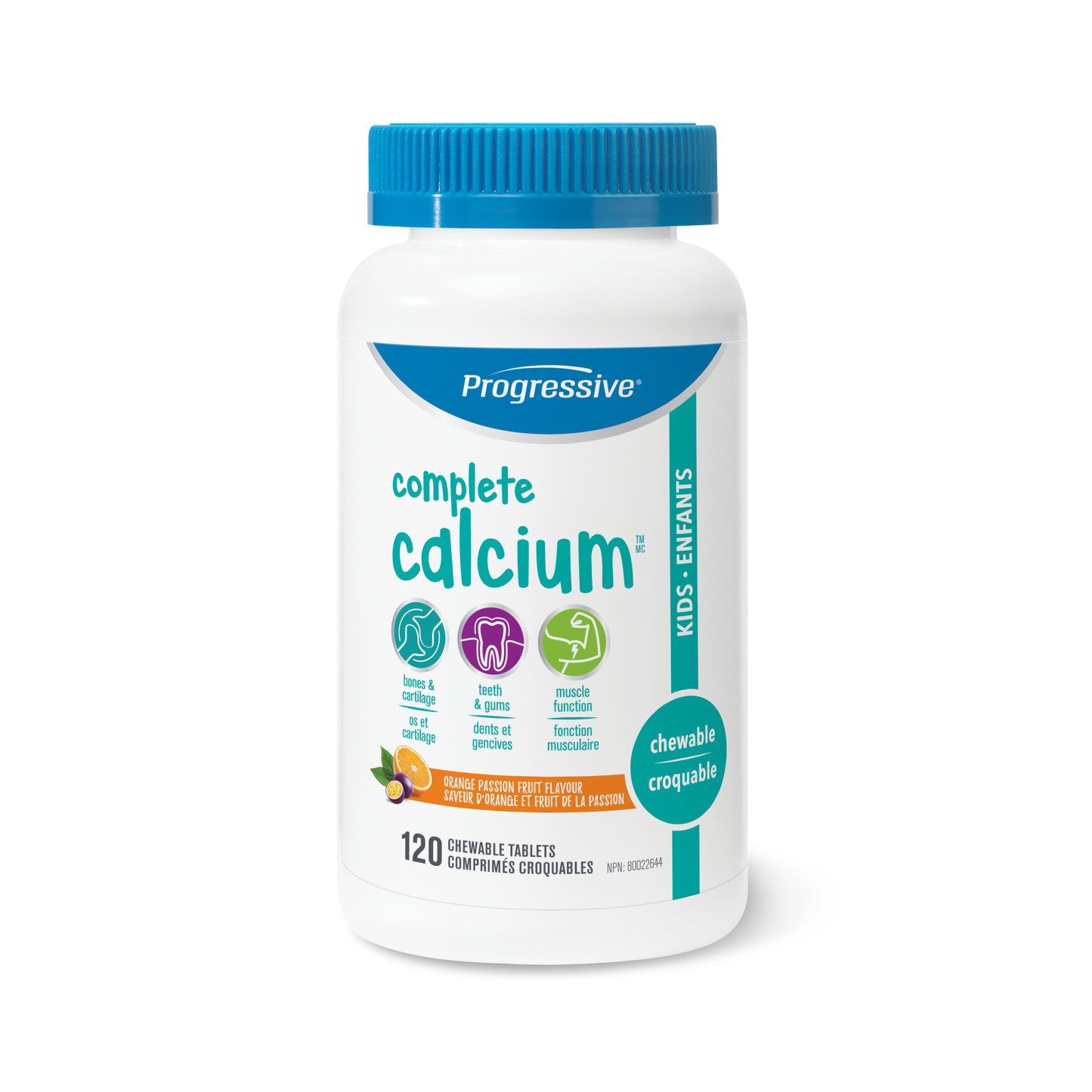 Progressive - COMPLETE CALCIUM FOR KIDS - Orange Passion Fruit Flavour