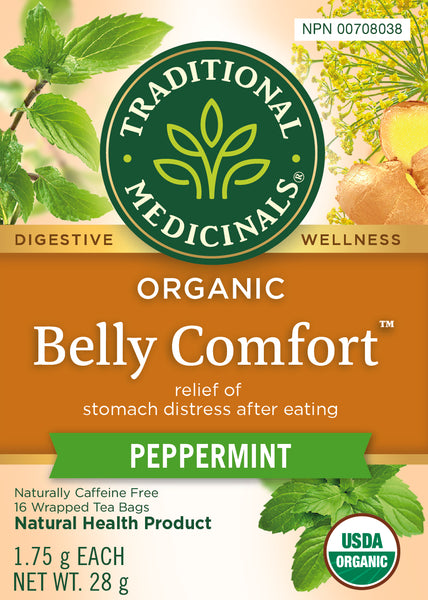 Traditional Medicinals - ORGANIC BELLY COMFORT TEA - Peppermint