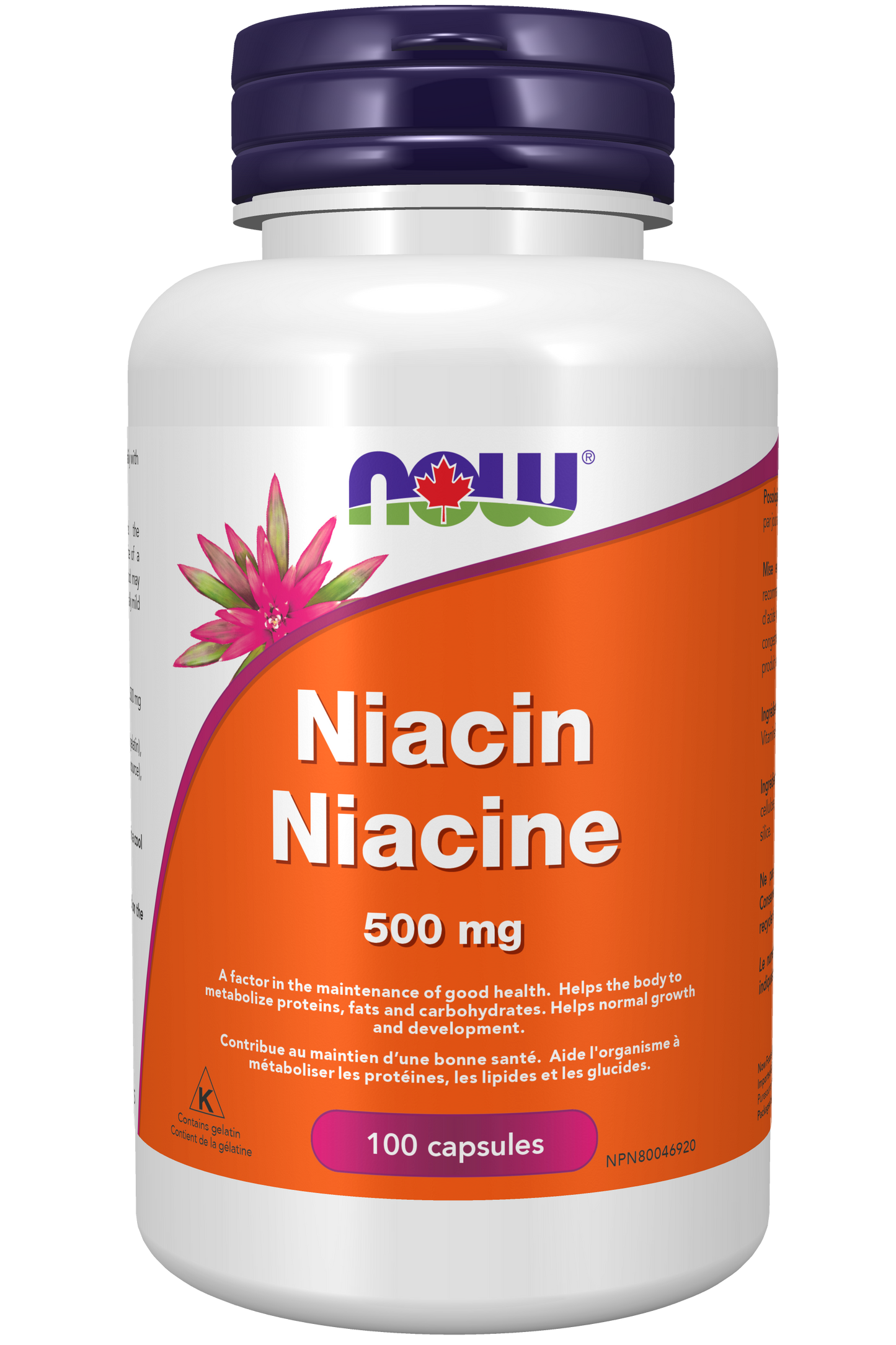 NOW - NIACIN - 500 mg