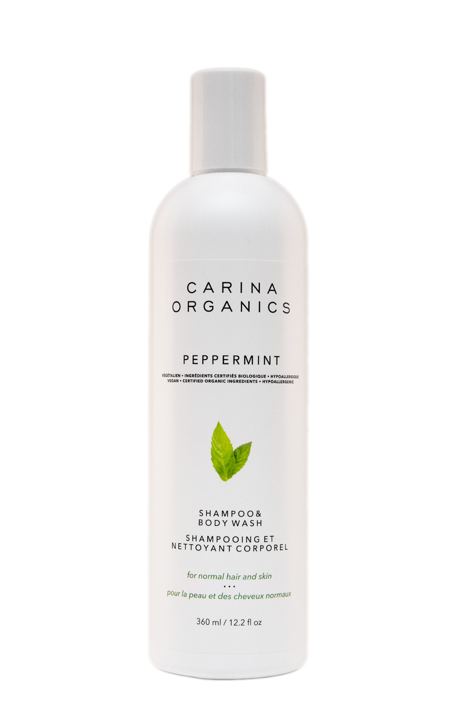 Carina Organics - SHAMPOO & BODY WASH - Peppermint