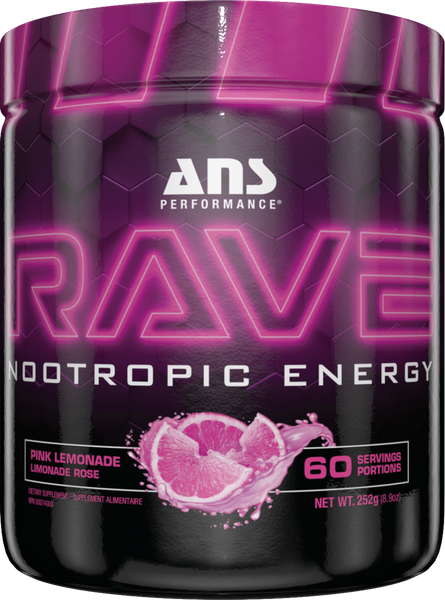 ANS Performance - RAVE NOOTROPIC ENERGY - Pink Lemonade