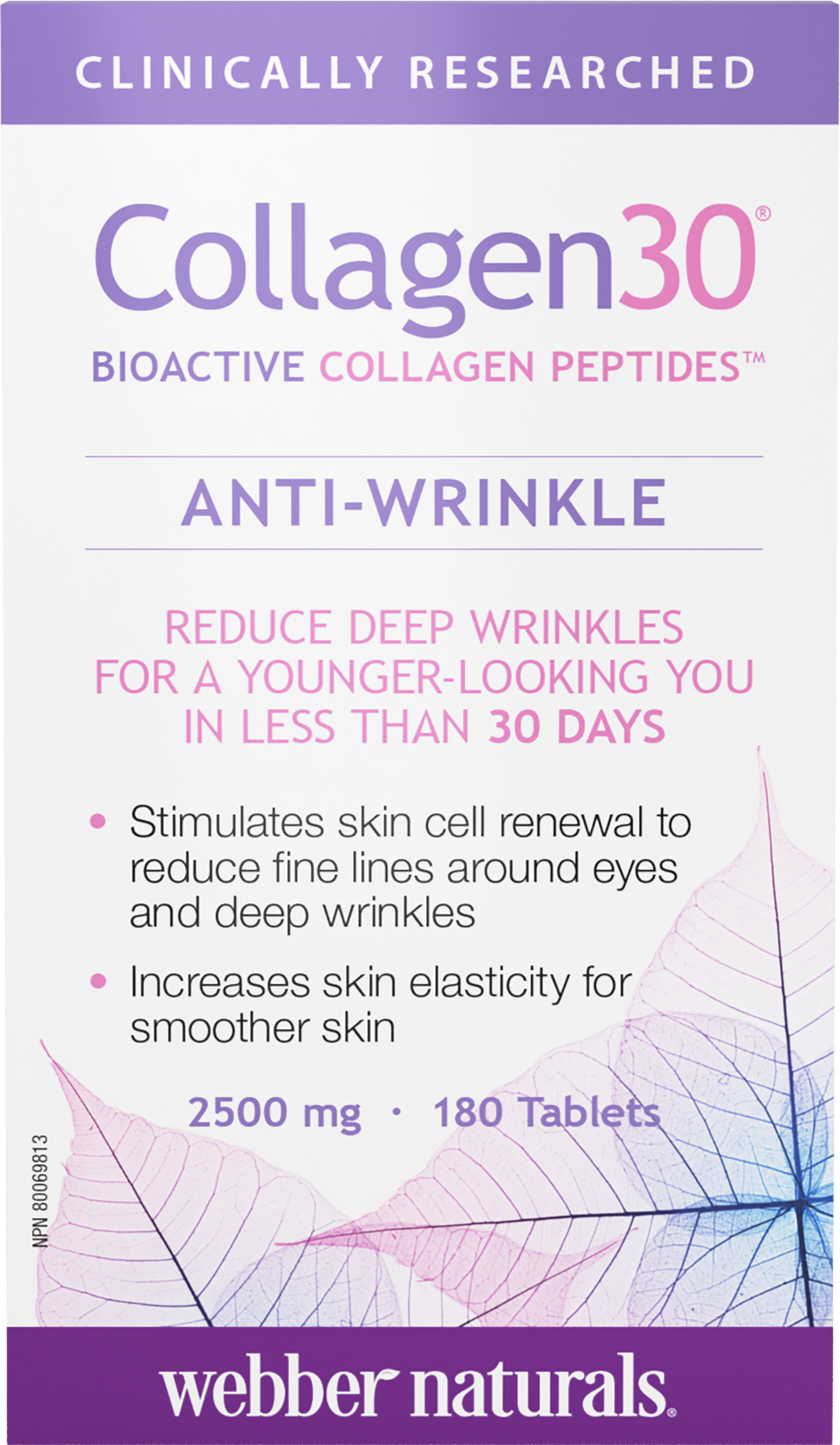 Webber Naturals - COLLAGEN30 BIOACTIVE COLLAGEN PEPTIDES