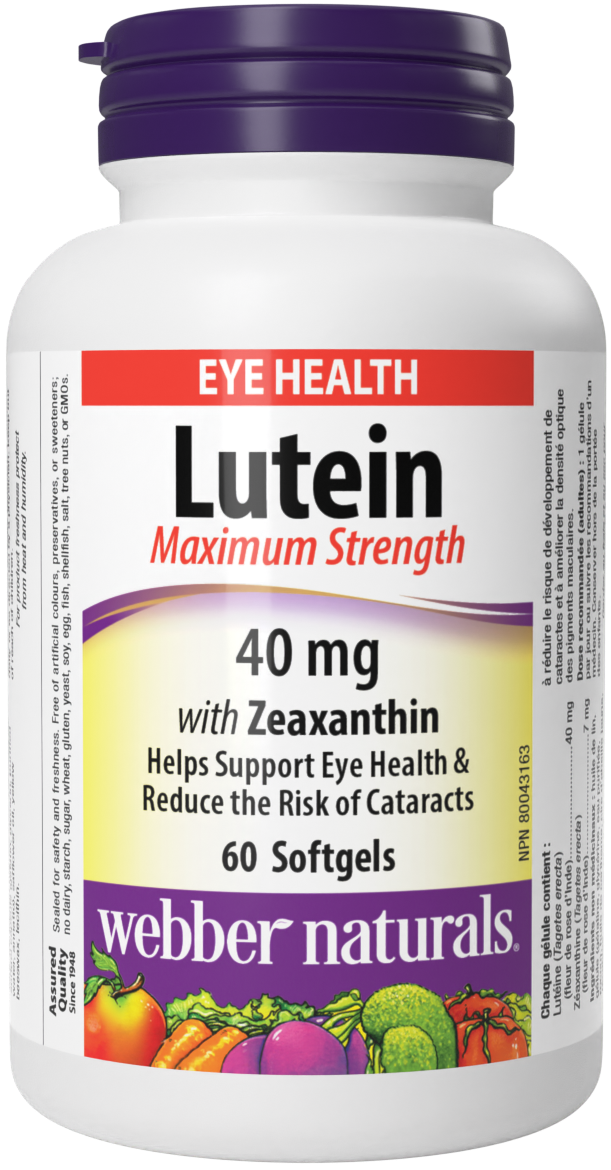 Webber Naturals - LUTEIN MAXIMUM STRENGTH - 40 mg