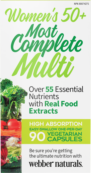 Webber Naturals - WOMEN'S 50+ MOST COMPLETE MULTI