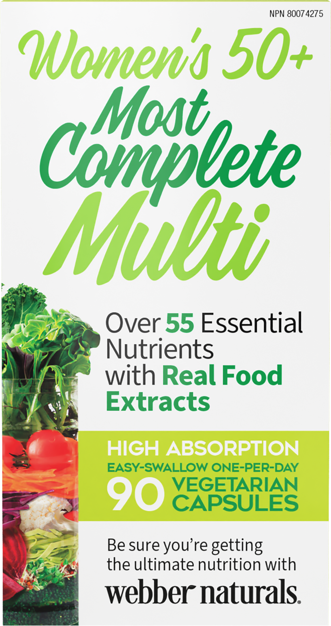 Webber Naturals - WOMEN'S 50+ MOST COMPLETE MULTI