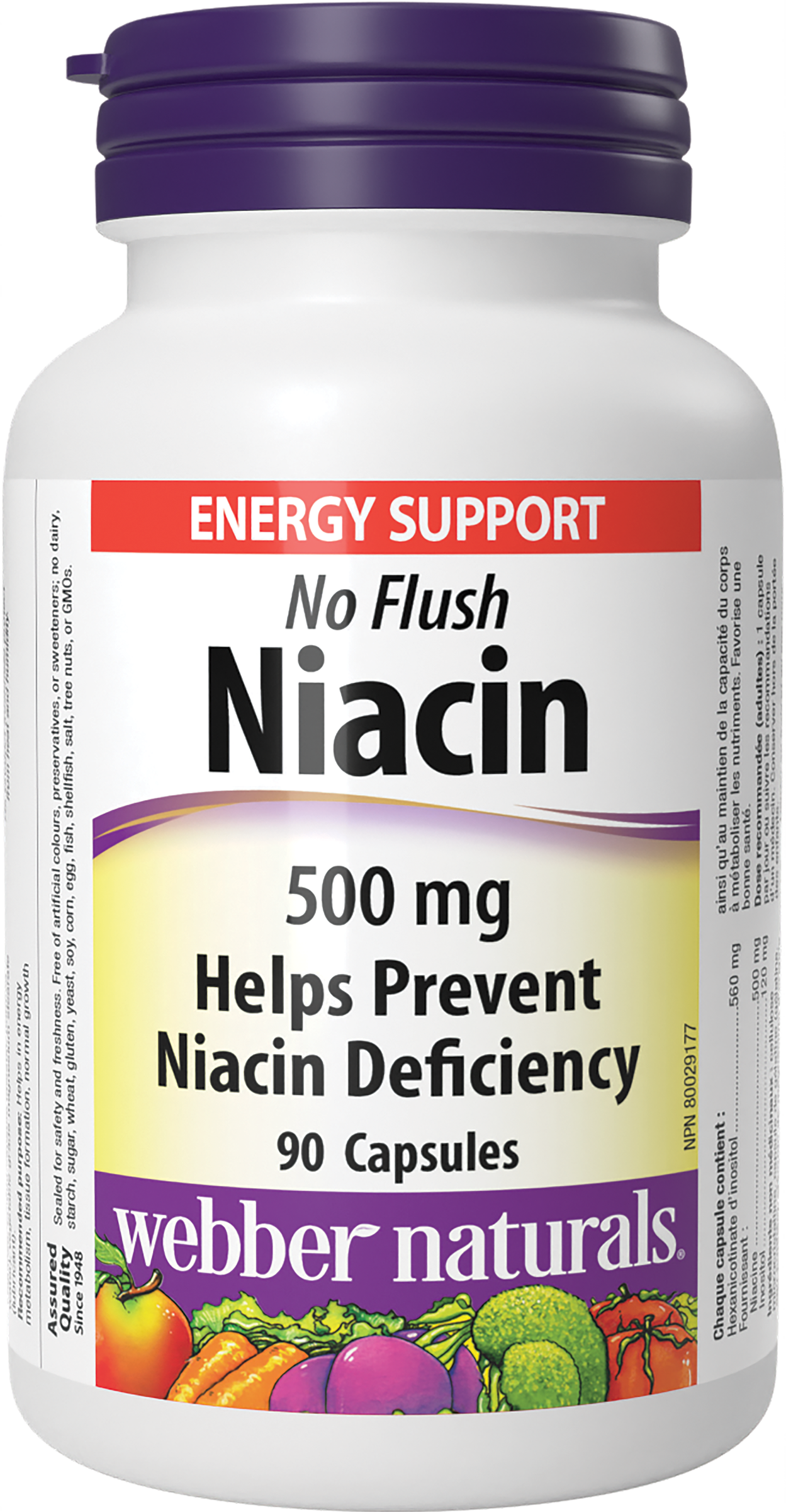 Webber Naturals - NO FLUSH NIACIN - 500 mg