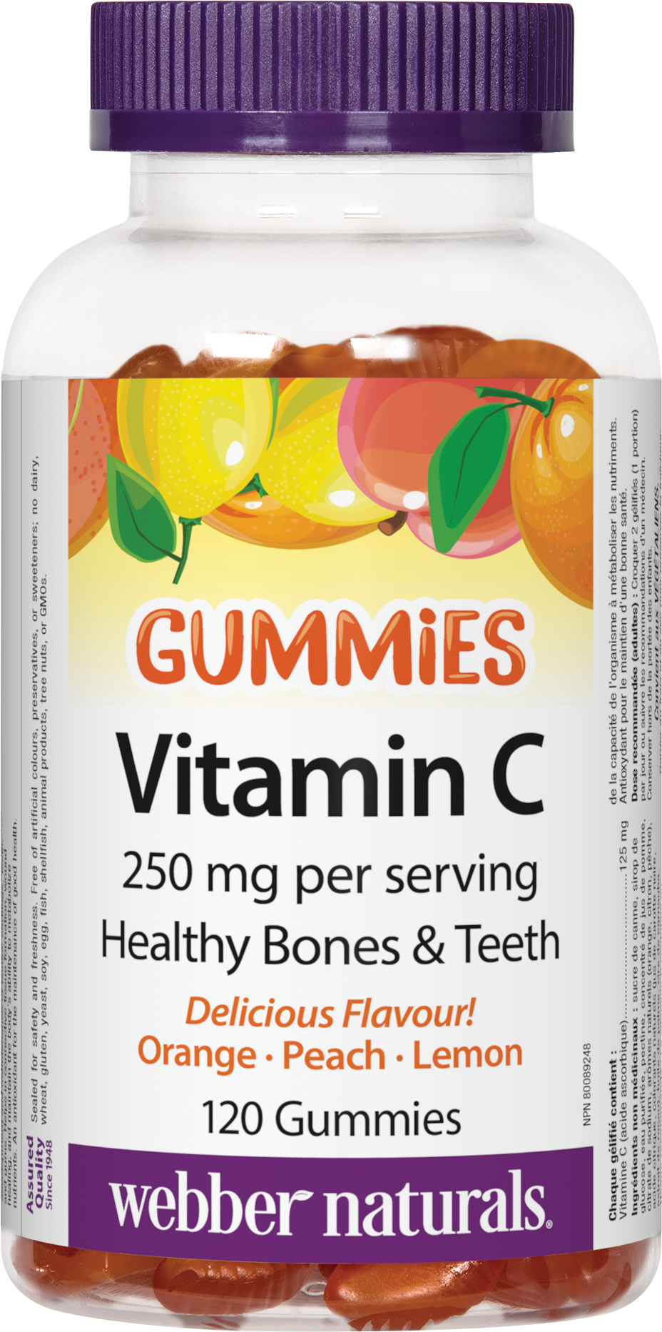 Webber Naturals - Webber Naturals Vit C 250mg 120gummies