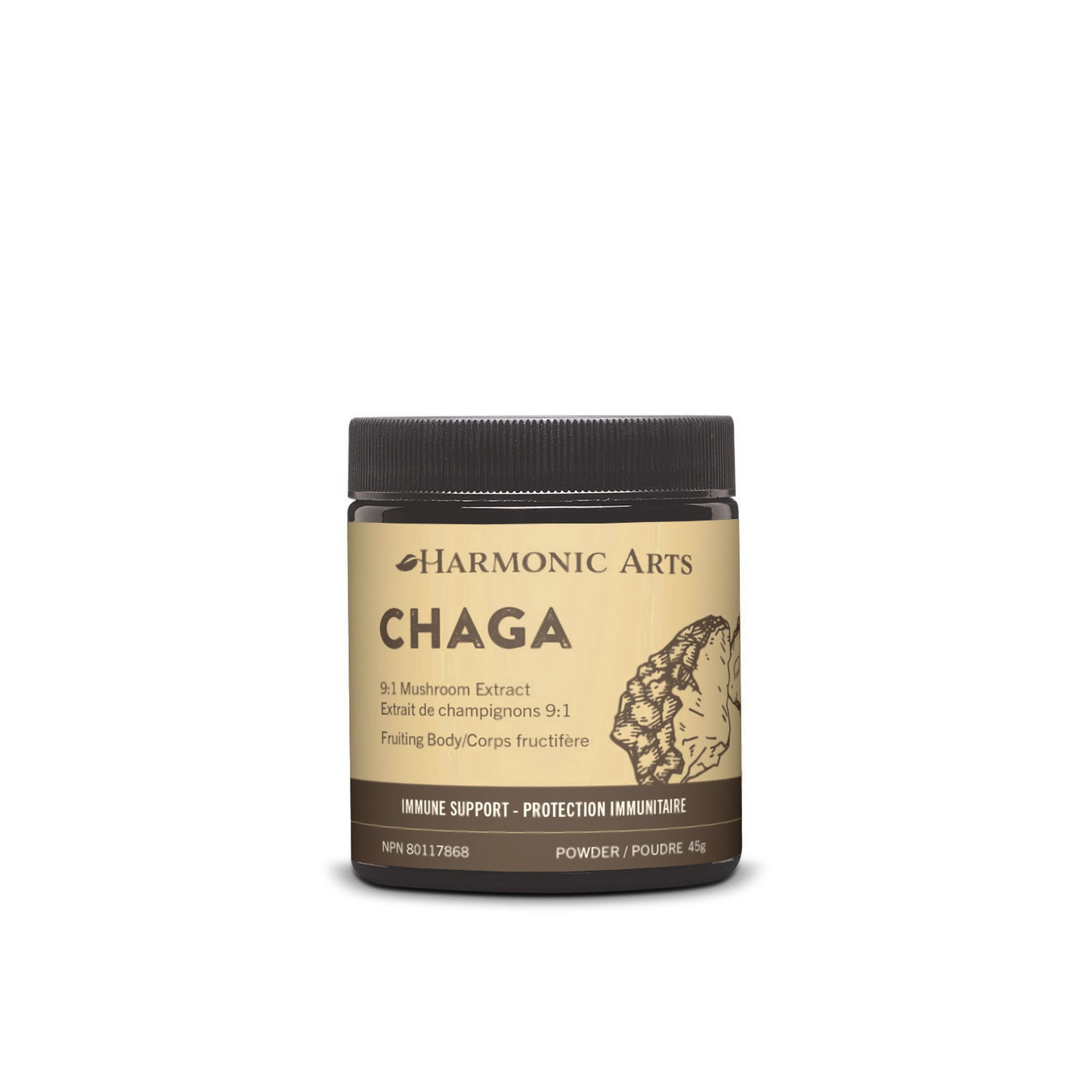 Harmonic Arts - CHAGA CONCENTRATED MUSHROOM POWDER